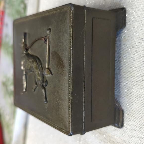 VTG BRONZE CIGARETTE BOX - Picture 6 of 7